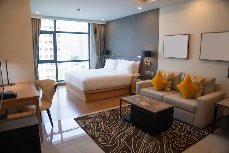 Luxury hotel room